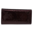 LOUIS VUITTON Vernis Multicles 4 Case Rouge Favist Amarrant M91542 Auth 191162A-2