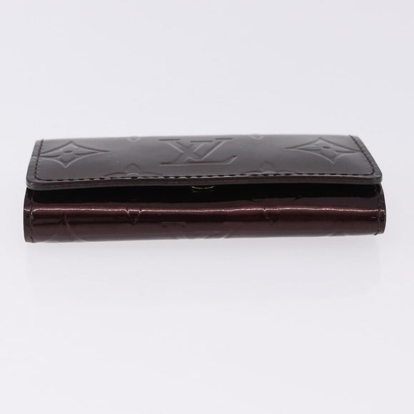 LOUIS VUITTON Vernis Multicles 4 Case Rouge Favist Amarrant M91542 Auth 191162A