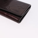 LOUIS VUITTON Vernis Multicles 4 Case Rouge Favist Amarrant M91542 Auth 191162A-14