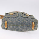 LOUIS VUITTON Monogram Denim Buggy GM Shoulder Bag Blue M95048 LV Auth 191180-6