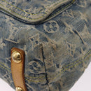 LOUIS VUITTON Monogram Denim Buggy GM Shoulder Bag Blue M95048 LV Auth 191180-16