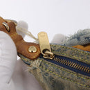 LOUIS VUITTON Monogram Denim Buggy GM Shoulder Bag Blue M95048 LV Auth 191180-20