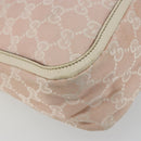 GUCCI GG Canvas Shoulder Bag Pink Gold 146244 Auth 191250A-15