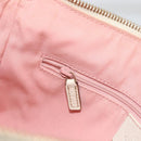 GUCCI GG Canvas Shoulder Bag Pink Gold 146244 Auth 191250A-23