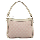 GUCCI GG Canvas Shoulder Bag Pink Gold 146244 Auth 191250A-2