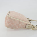 GUCCI GG Canvas Shoulder Bag Pink Gold 146244 Auth 191250A-3