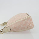 GUCCI GG Canvas Shoulder Bag Pink Gold 146244 Auth 191250A-4