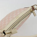 GUCCI GG Canvas Shoulder Bag Pink Gold 146244 Auth 191250A-6