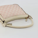 GUCCI GG Canvas Shoulder Bag Pink Gold 146244 Auth 191250A-7