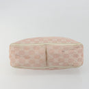 GUCCI GG Canvas Shoulder Bag Pink Gold 146244 Auth 191250A-5