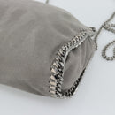 Stella MacCartney Chain Farabella Mini Bag Polyester 2way Gray Auth 191251A-16