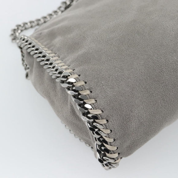 Stella MacCartney Chain Farabella Mini Bag Polyester 2way Gray Auth 191251A