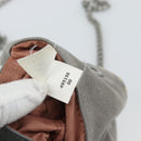 Stella MacCartney Chain Farabella Mini Bag Polyester 2way Gray Auth 191251A-12