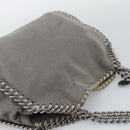 Stella MacCartney Chain Farabella Mini Bag Polyester 2way Gray Auth 191251A-6