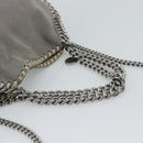 Stella MacCartney Chain Farabella Mini Bag Polyester 2way Gray Auth 191251A-7