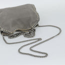 Stella MacCartney Chain Farabella Mini Bag Polyester 2way Gray Auth 191251A-8