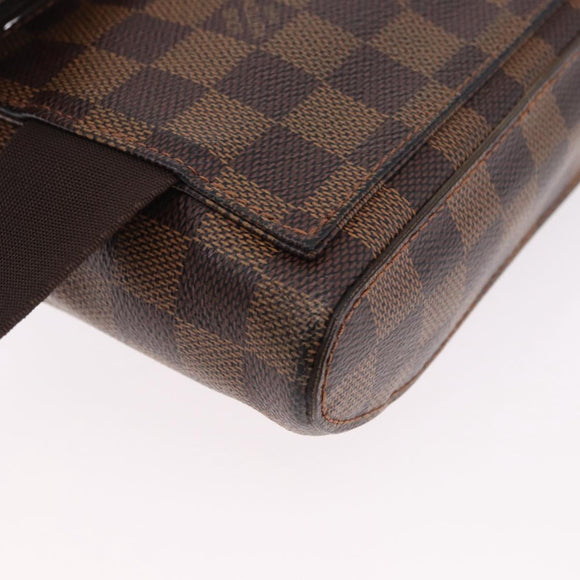 LOUIS VUITTON Damier Ebene Geronimos Shoulder Bag N51994 LV Auth 191255
