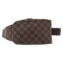 LOUIS VUITTON Damier Ebene Geronimos Shoulder Bag N51994 LV Auth 191255-13
