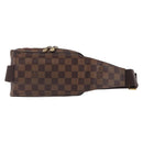 LOUIS VUITTON Damier Ebene Geronimos Shoulder Bag N51994 LV Auth 191255-2