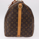 LOUIS VUITTON Monogram Keepall Bandouliere 55 Boston Bag M41414 LV Auth 191259A-4