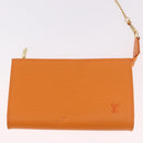 LOUIS VUITTON Epi Bucket PM Shoulder Bag Orange Mandarin M5899H LV Auth 191260V-25