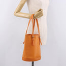 LOUIS VUITTON Epi Bucket PM Shoulder Bag Orange Mandarin M5899H LV Auth 191260V-30