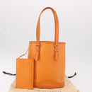 LOUIS VUITTON Epi Bucket PM Shoulder Bag Orange Mandarin M5899H LV Auth 191260V-12