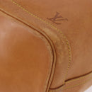 LOUIS VUITTON Nomad Mini Noe Hand Bag Leather Beige M43528 LV Auth 191261A-15
