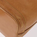 LOUIS VUITTON Nomad Mini Noe Hand Bag Leather Beige M43528 LV Auth 191261A-17