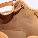 LOUIS VUITTON Nomad Mini Noe Hand Bag Leather Beige M43528 LV Auth 191261A-18