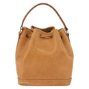 LOUIS VUITTON Nomad Mini Noe Hand Bag Leather Beige M43528 LV Auth 191261A-2