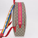 GUCCI GG Supreme Backpack PVC Beige Silver 501976 Auth 191263SM-4