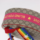 GUCCI GG Supreme Backpack PVC Beige Silver 501976 Auth 191263SM-6
