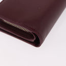 GUCCI Wallet Leather Higuchi Yuko Collaboration Bordeaux 847923 Auth 191265SM-15