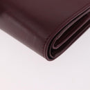 GUCCI Wallet Leather Higuchi Yuko Collaboration Bordeaux 847923 Auth 191265SM-16