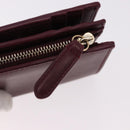 GUCCI Wallet Leather Higuchi Yuko Collaboration Bordeaux 847923 Auth 191265SM-8