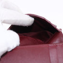 GUCCI Wallet Leather Higuchi Yuko Collaboration Bordeaux 847923 Auth 191265SM-24