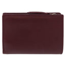 GUCCI Wallet Leather Higuchi Yuko Collaboration Bordeaux 847923 Auth 191265SM-2