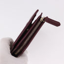 GUCCI Wallet Leather Higuchi Yuko Collaboration Bordeaux 847923 Auth 191265SM-5