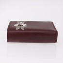GUCCI Wallet Leather Higuchi Yuko Collaboration Bordeaux 847923 Auth 191265SM-6