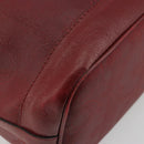 Christian Dior Trotter Canvas Shoulder Bag PVC Red Gold Auth 191271-13