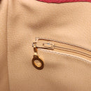 Christian Dior Trotter Canvas Shoulder Bag PVC Red Gold Auth 191271-20