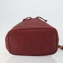 Christian Dior Trotter Canvas Shoulder Bag PVC Red Gold Auth 191271-9