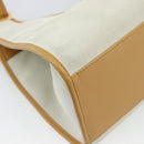GUCCI Hand Bag Suede Gray Gold 002 1067 Auth 191272V-17