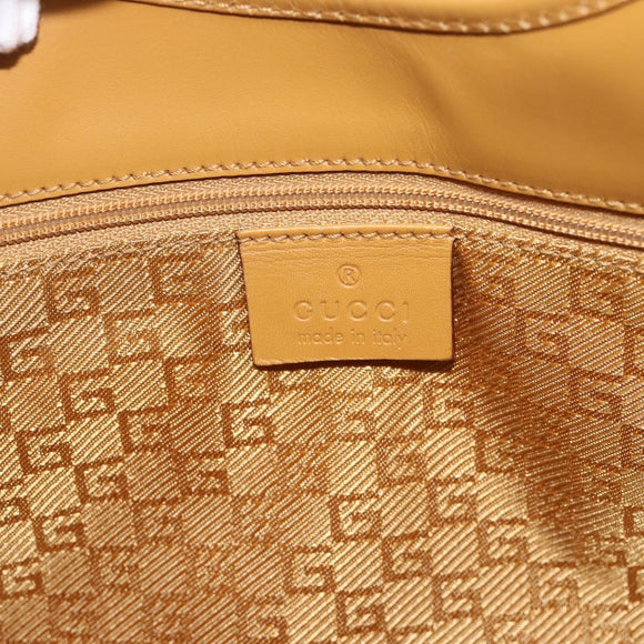 GUCCI Hand Bag Suede Gray Gold 002 1067 Auth 191272V