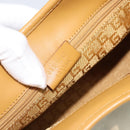 GUCCI Hand Bag Suede Gray Gold 002 1067 Auth 191272V-11
