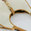 GUCCI Hand Bag Suede Gray Gold 002 1067 Auth 191272V-6