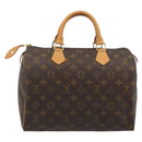 LOUIS VUITTON Monogram Speedy 30 Hand Bag M41526 LV Auth 191275SAV-3
