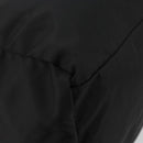 PRADA Boston Bag Nylon Black Silver Auth 191276A-17