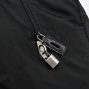PRADA Boston Bag Nylon Black Silver Auth 191276A-19